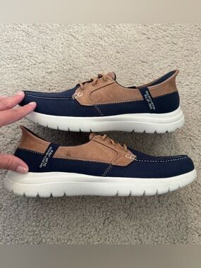 Skechers Shoes Womens 9.5 On The Go palmilla Boat hands free slip ons